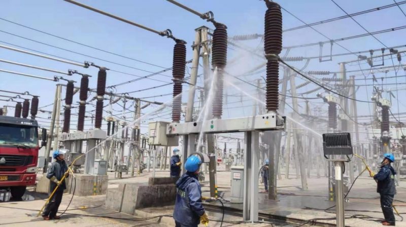 防止电力系统污闪事故 我们一定要 安全为先，防患于未然